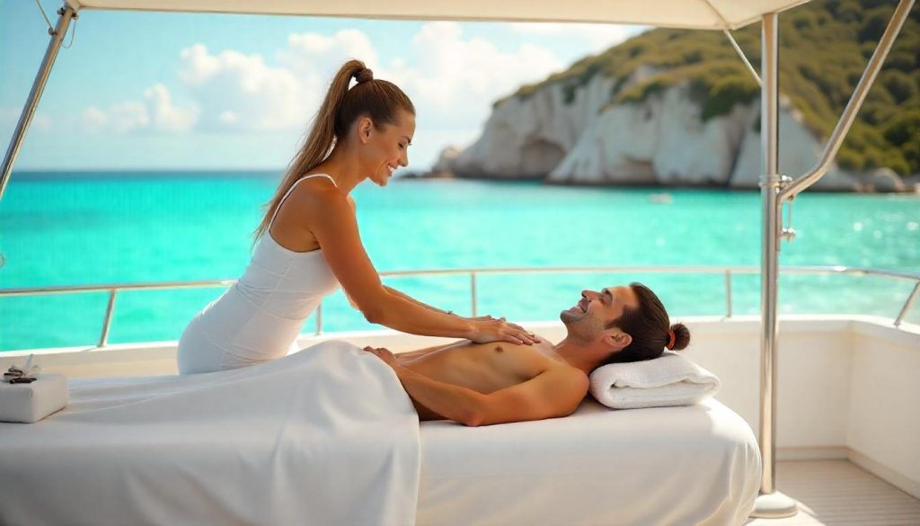 Yacht charter wellness massage