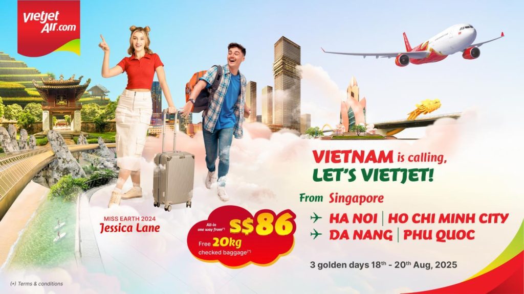 Incredible Flight Deals from Singapore for Vietnamese National Day