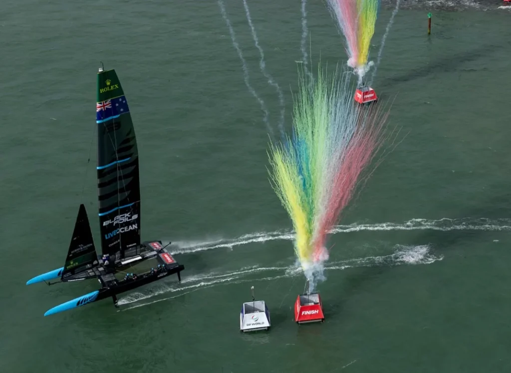 Black Foils Triumph Over Home Crowd in SailGP Portsmouth
