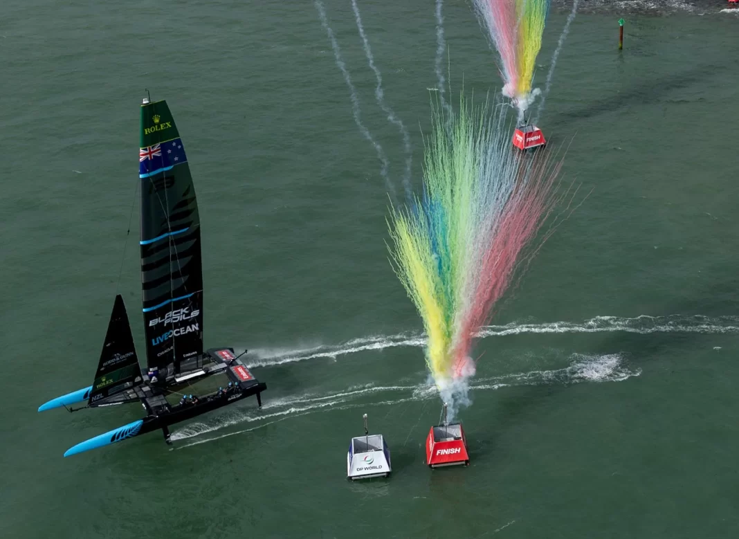 Black Foils Triumph Over Home Crowd in SailGP Portsmouth