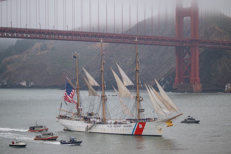 Eagle Barque Makes Waves on San Francisco Bay