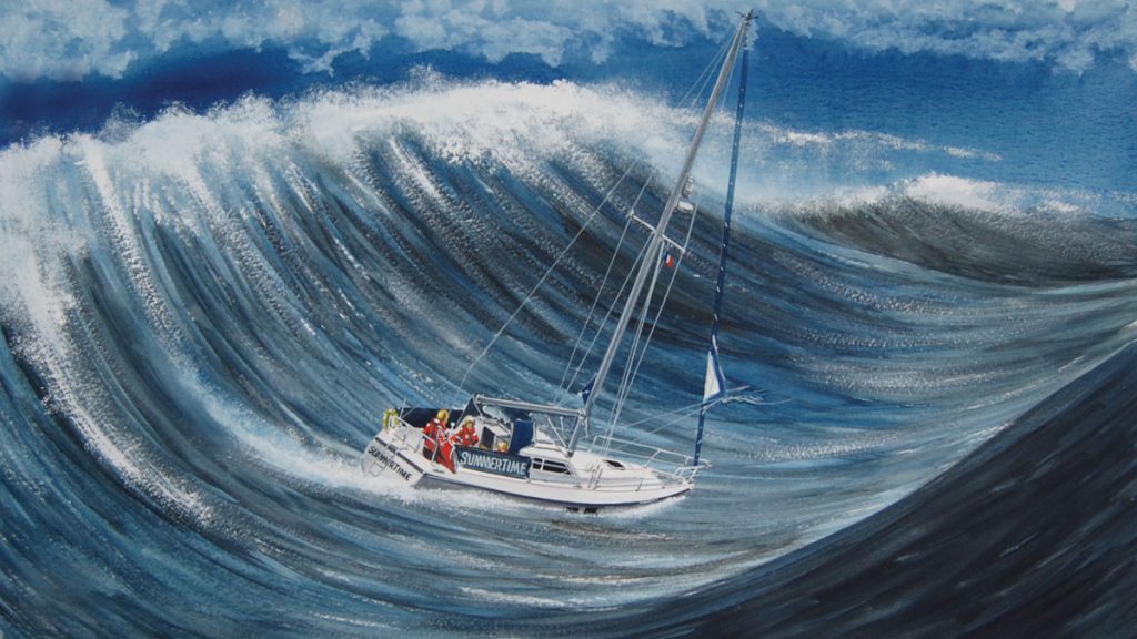 Navigating Stormy Waters: A Harrowing Channel Crossing