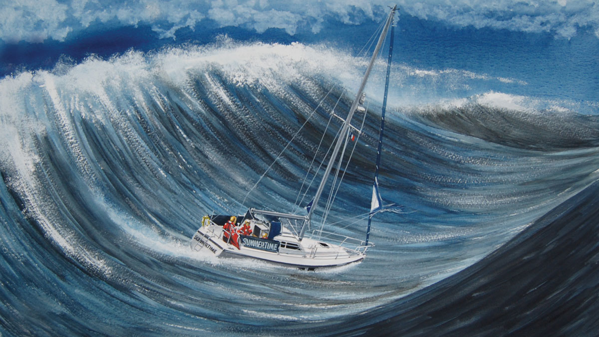 Navigating Stormy Waters: A Harrowing Channel Crossing