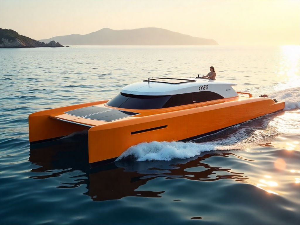 SY80 Solar-Electric Catamaran Set for Cannes Debut in 2025