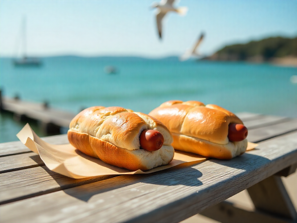 Savory Creations: Homemade Hotdog Buns for the Sea