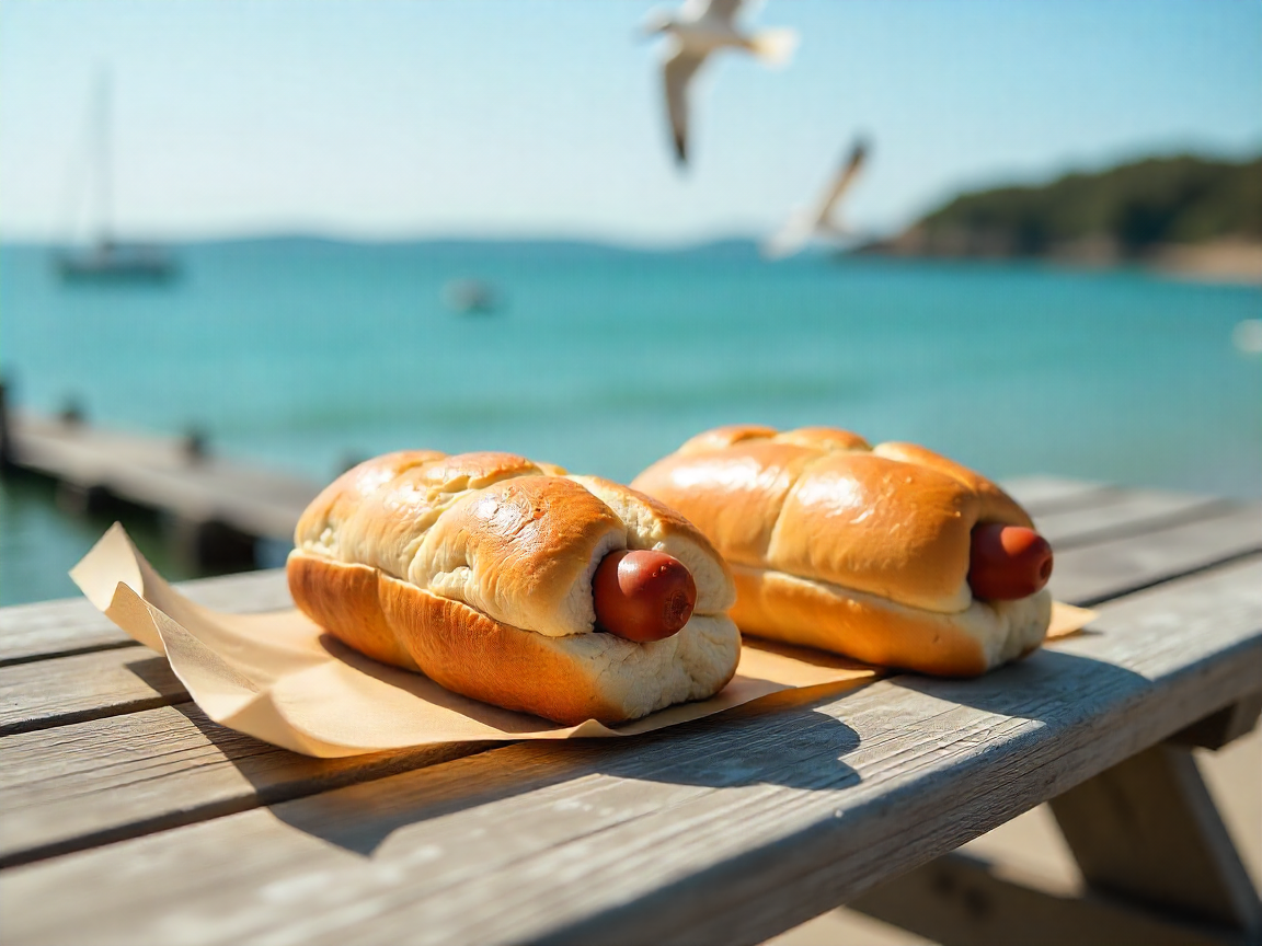 Savory Creations: Homemade Hotdog Buns for the Sea