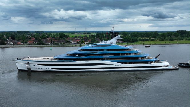 Lürssen Celebrates 150 Years with the Launch of Deep Blue