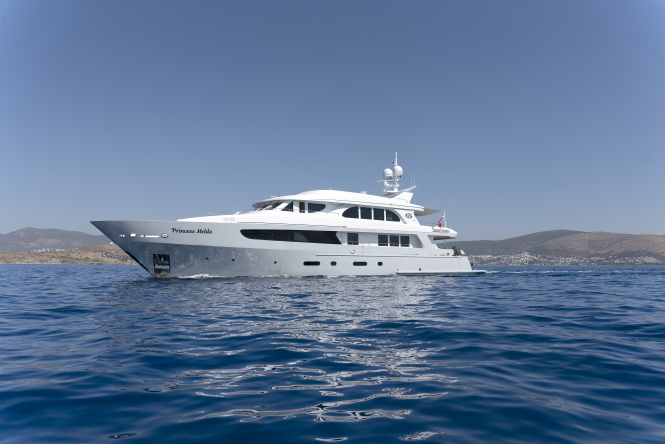 Discover the 39m PRINCESS MELDA Luxury Motor Yacht