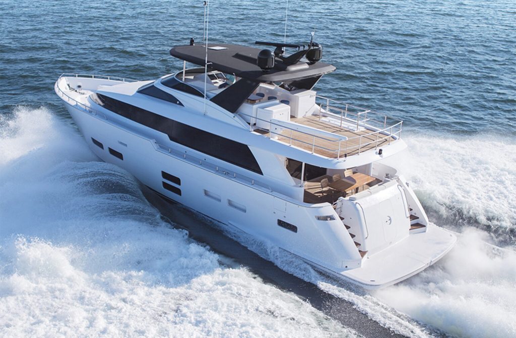Discover the Enchantment of the Hatteras 70 Motor Yacht