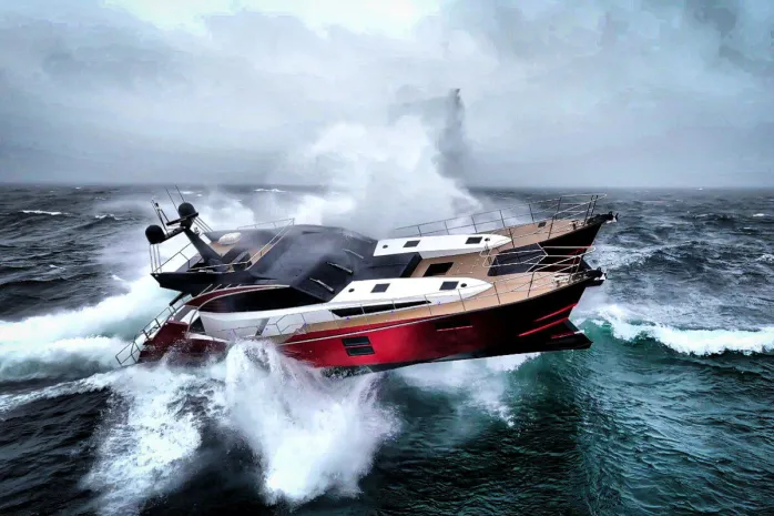 High-Speed Catamaran for Adventurous Seas