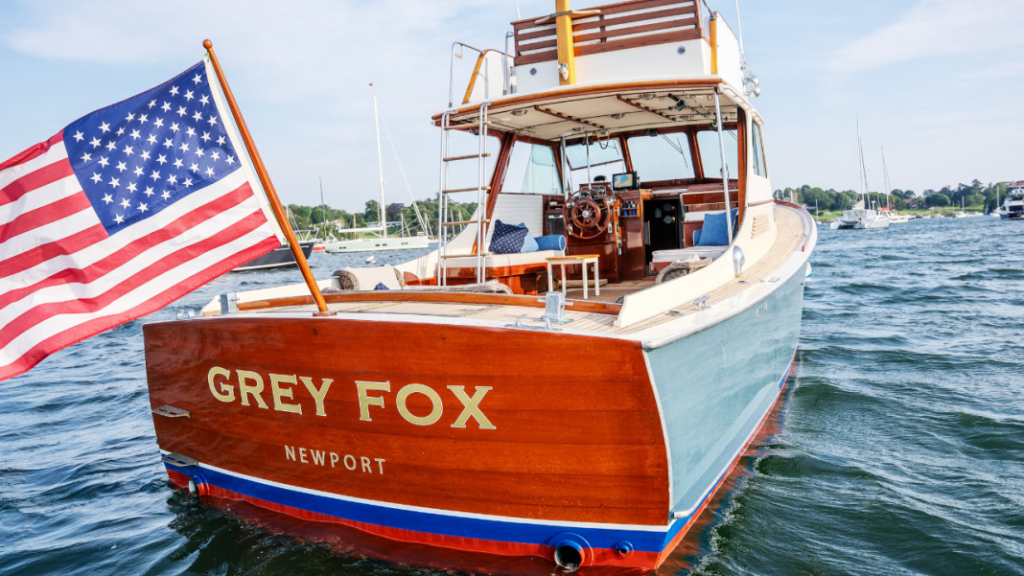 Revitalizing the 1960s S&S Sportfisher, Grey Fox