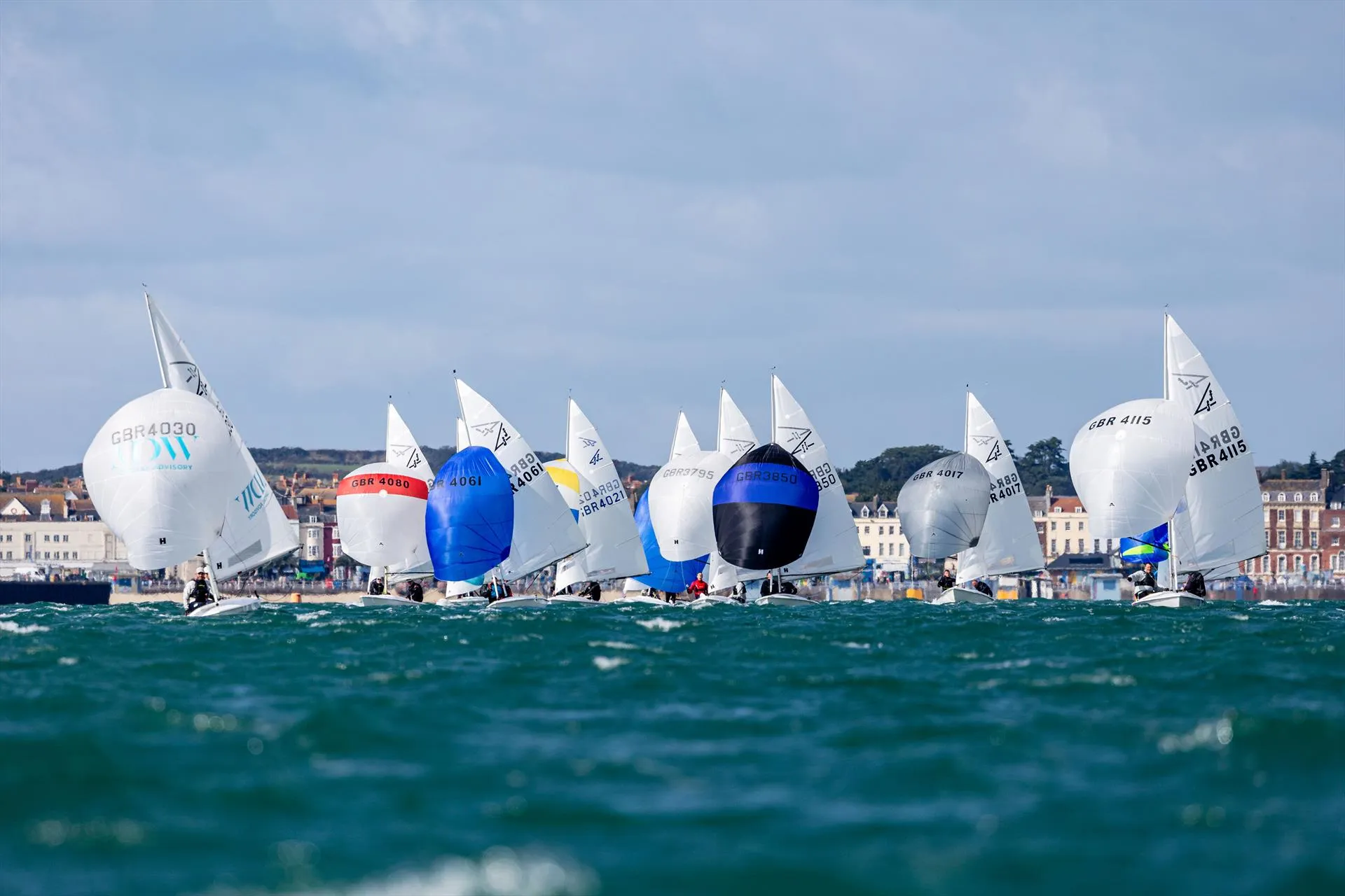 Racing Begins at the Flying Fifteen Worlds in Weymouth