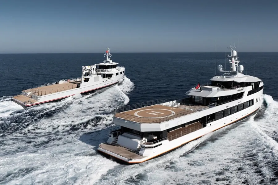 Damen Yachting Delivers Two Yachts Simultaneously