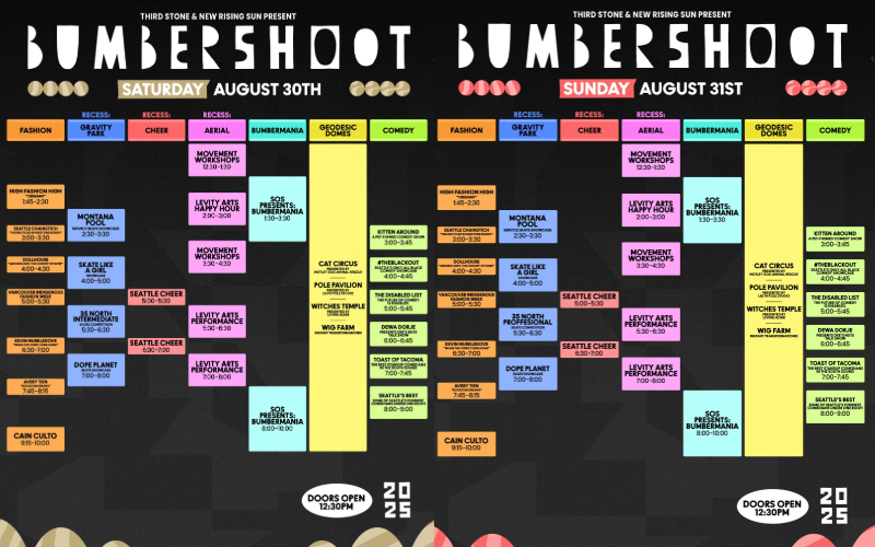 Highlights of the Bumbershoot 2025 Festival Celebrations