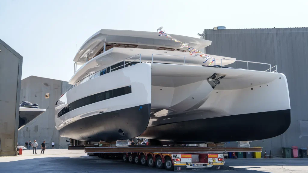 VISIONF Yachts Unveils the New E-Cat 80 Solar-Electric Catamaran