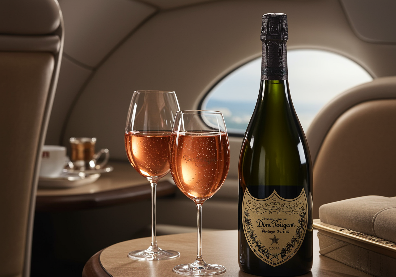 Emirates unveils rare Dom Pérignon Rosé Vintage 2009 Champagne for First Class travelers