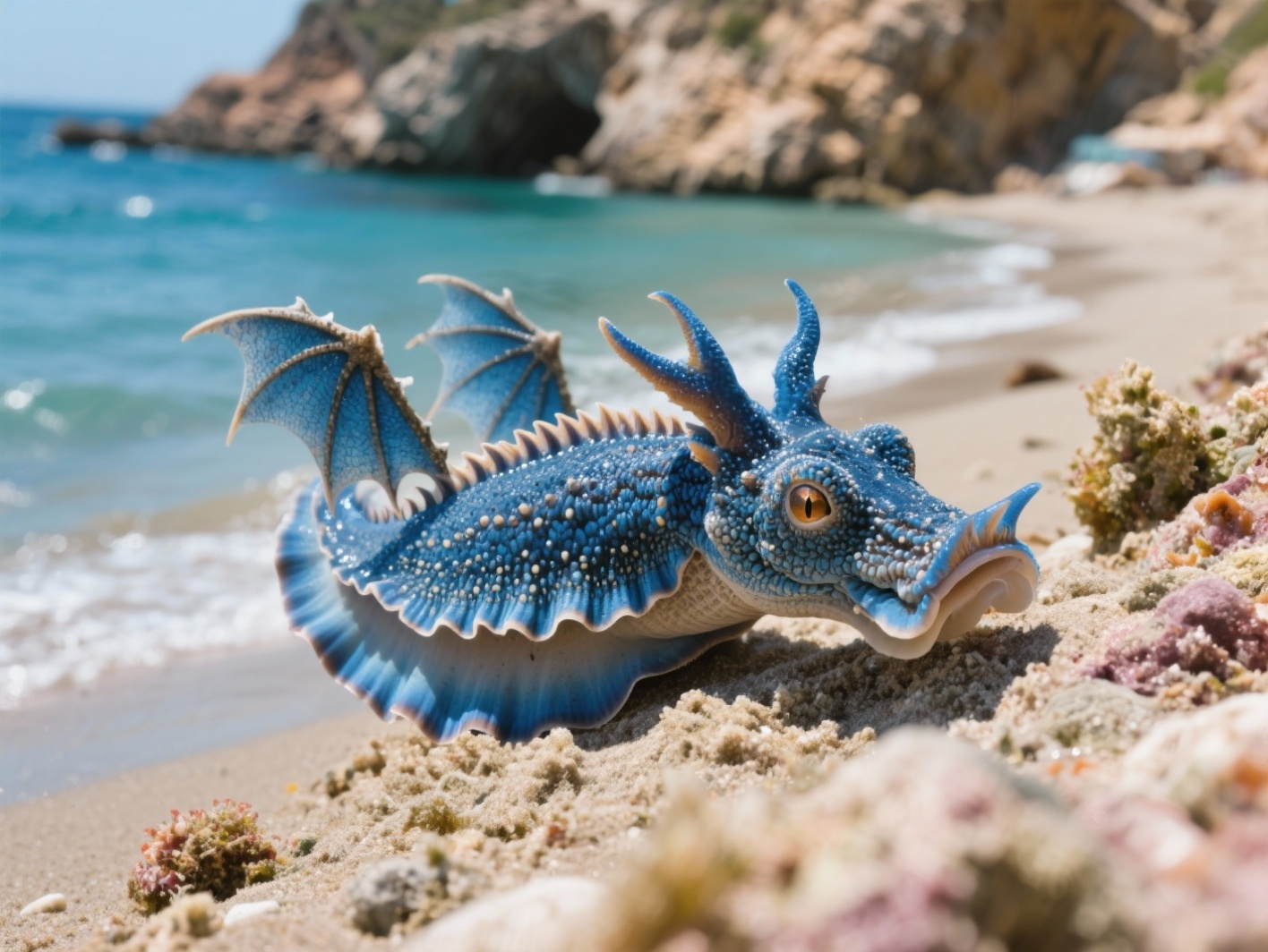 Rare Blue Dragon Sea Slugs Close Additional Beaches on Costa Blanca Coast