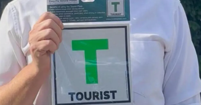 Highland Roads Introduce “T-plates” to Alert Drivers of Tourist Status