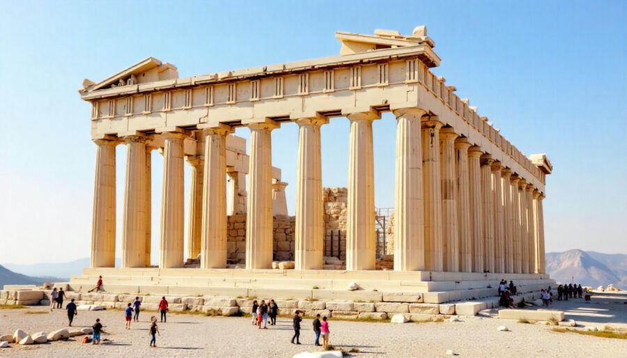 The Parthenon in Athens Now Fully Visible to Visitors Without Scaffolding