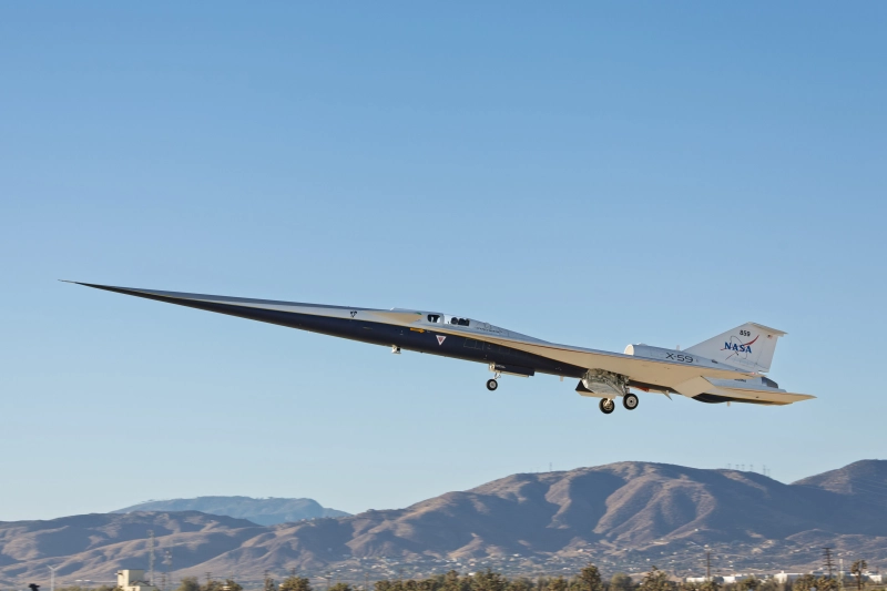 The X-59 Achieves First Supersonic Flight with Sonic Boom Reduction