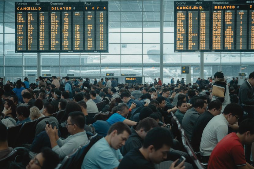 Výpadky letů v Severní Americe vyvolaly rozsáhlý chaos v cestování