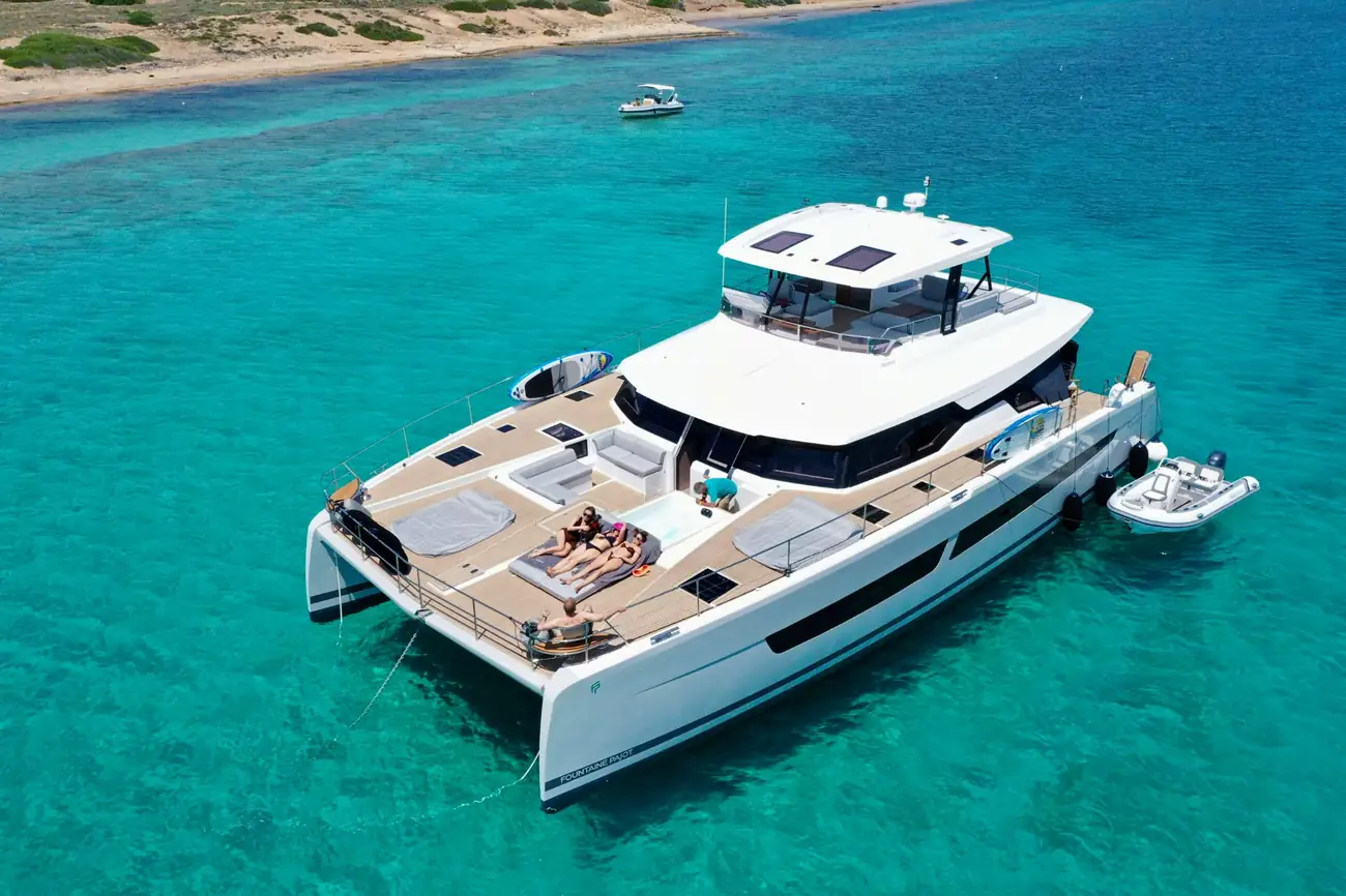 Alena: Private Catamaran for Greek Island Hopping