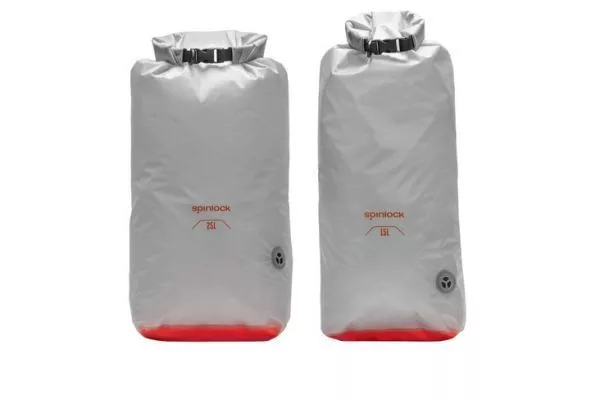 Pack smarter with Spinlock compressible roll-top bags
