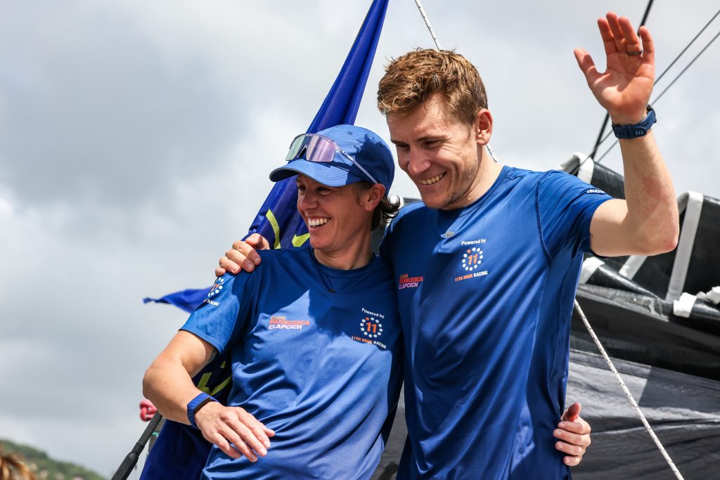 Clapcich and Harris Secure Historic IMOCA Second Place