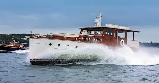 Modern Cold-Molded Wood Motoryachts